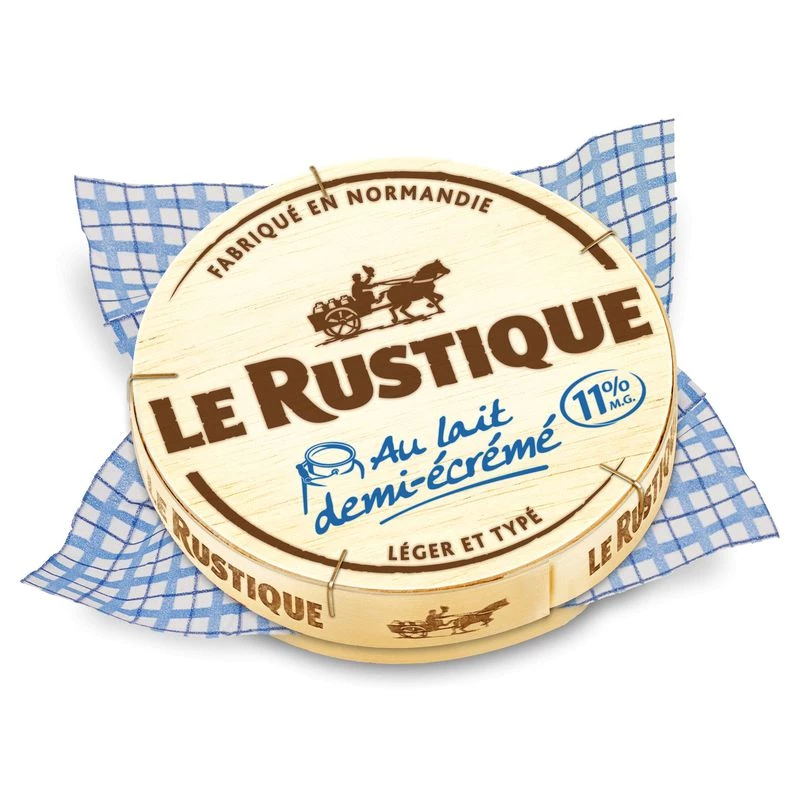 Fromage au lait écrémé le Rustique Leger 11%mg - LE RUSTIQUE