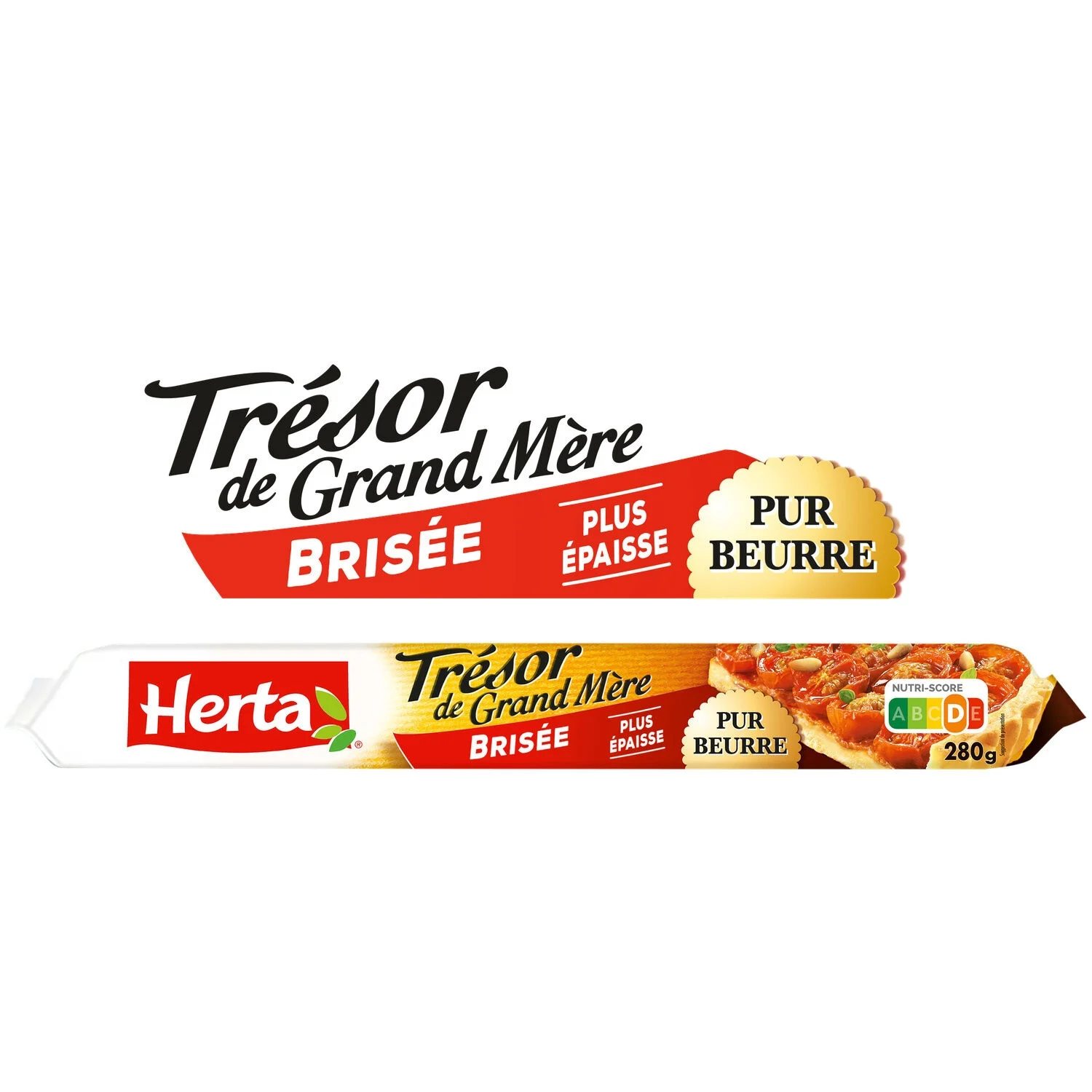 Grandma's Treasure Pure Butter Puff Pastry Pie, 280g - HERTA