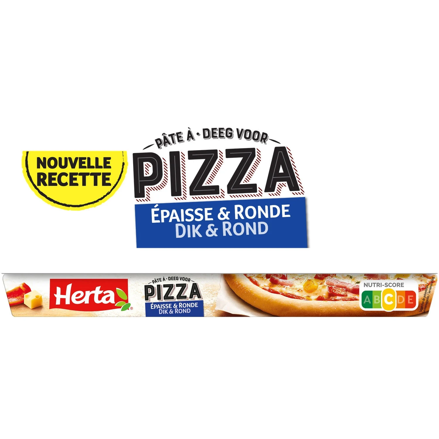 Pâte à Pizza épaisse Et Ronde 450g - Herta