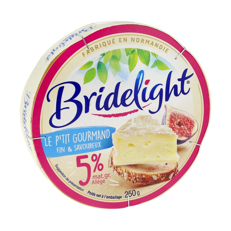 Fromage Le p'tit gourmand 5%mg 250g- BRIDELIGHT