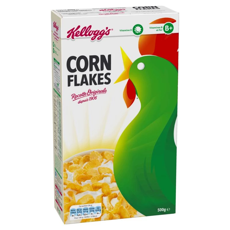 Cereal Copos De Maíz 500g - kellogg's