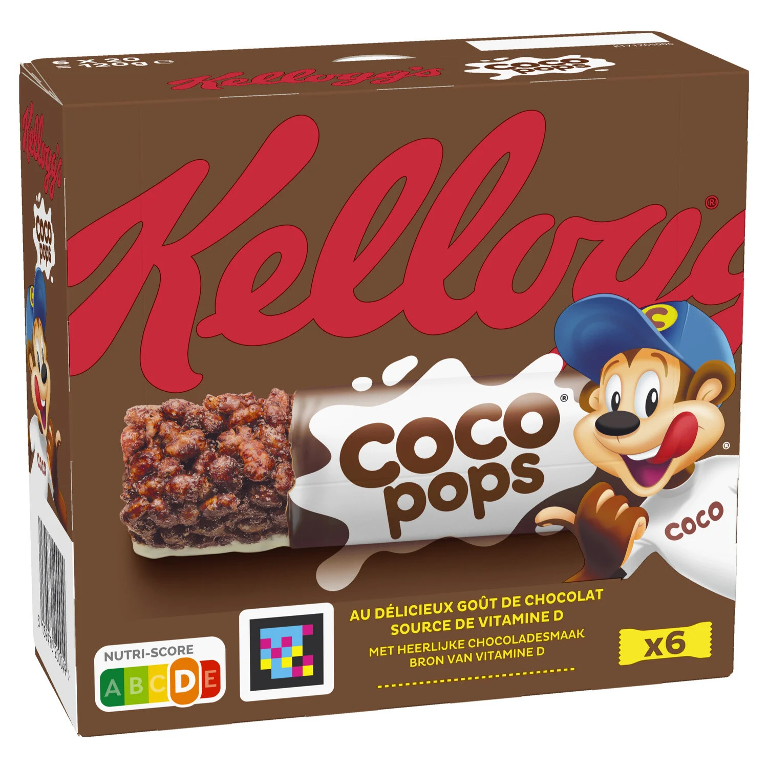 6x20 г Coco Pops Lait Kellogg