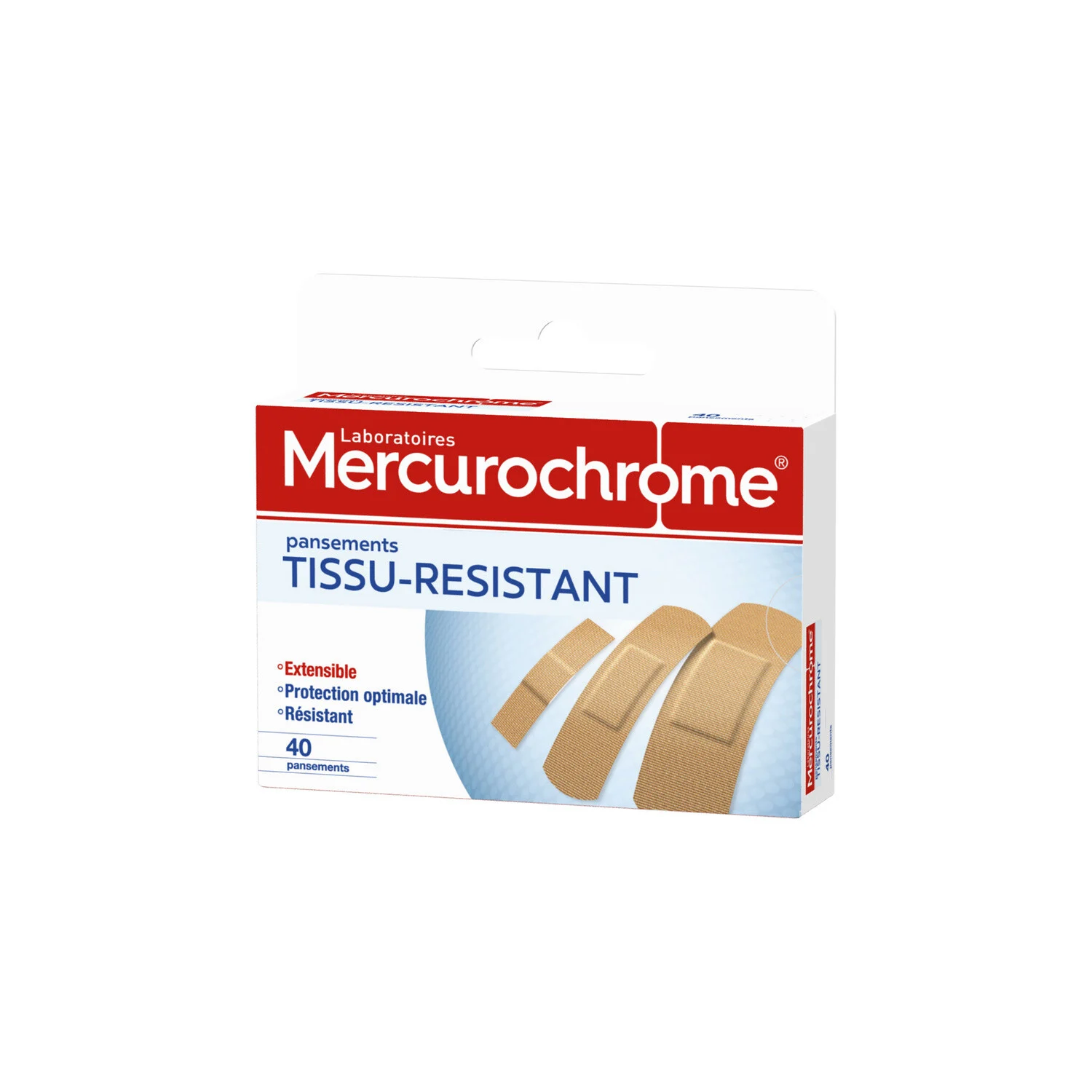 Pansement 3 tailles x40 - MERCUROCHROME