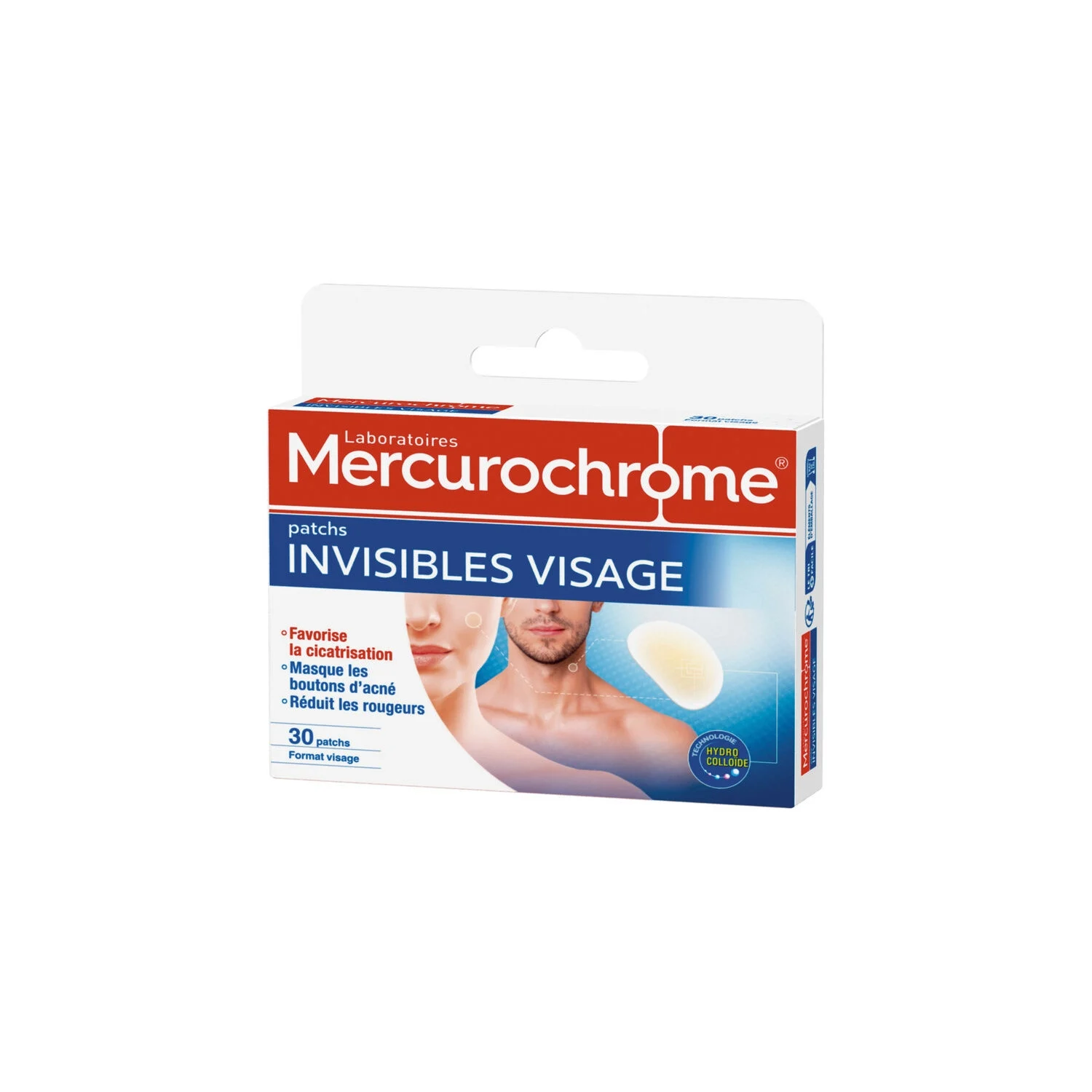Invisible Healing Face Patch X30 - Mercurochrome