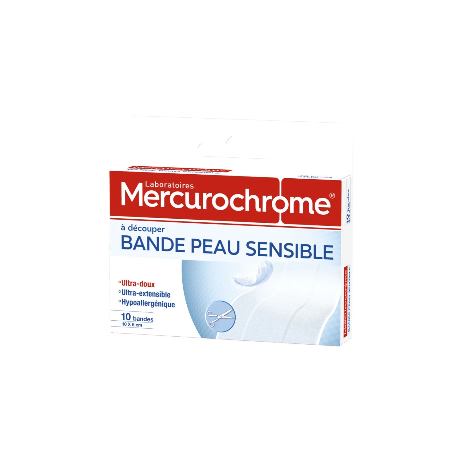 Sensitive Skin Cutting Strip - Mercurochrome