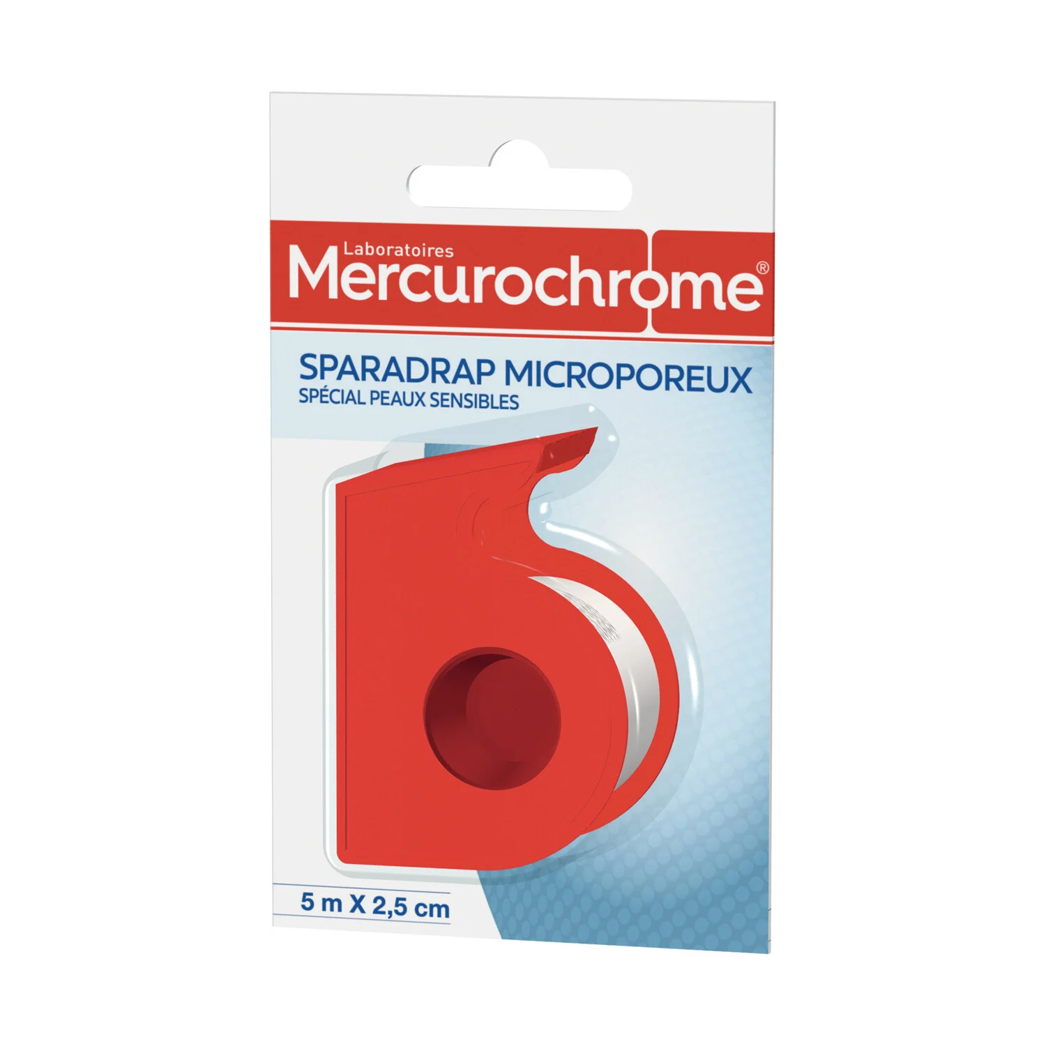 Sparadrap Microporeux - Mercurochrome