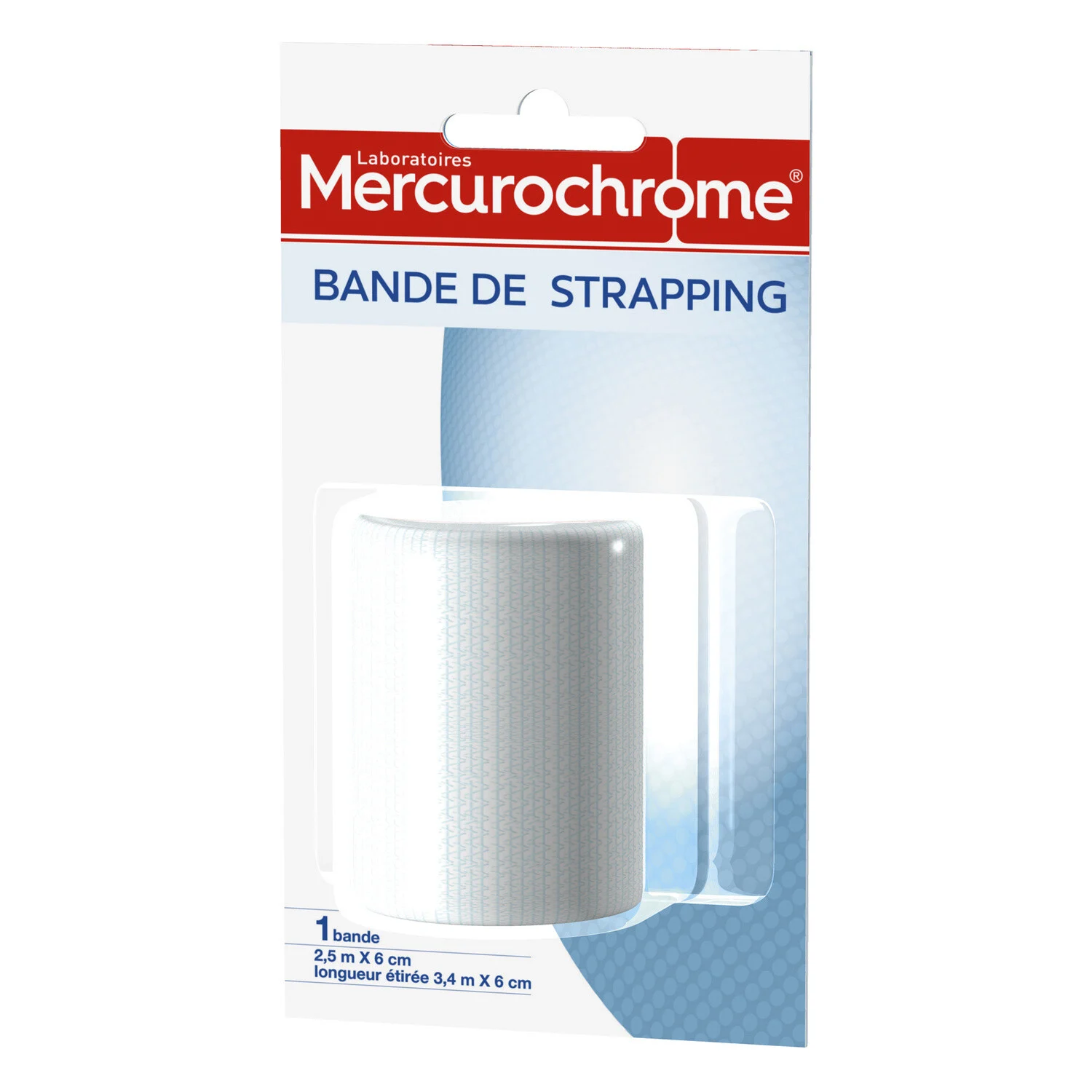 Bandage-pansement Bande de strapping - MERCUROCHROME