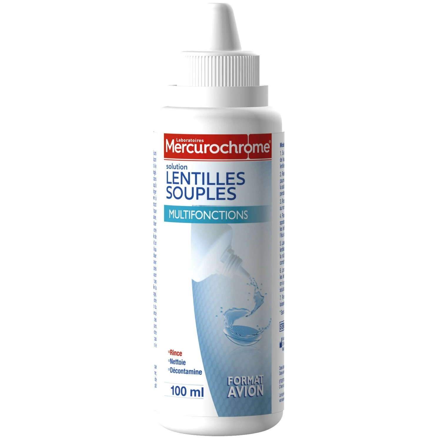 Solução para Lentes Suaves 100ml - Mercurocromo