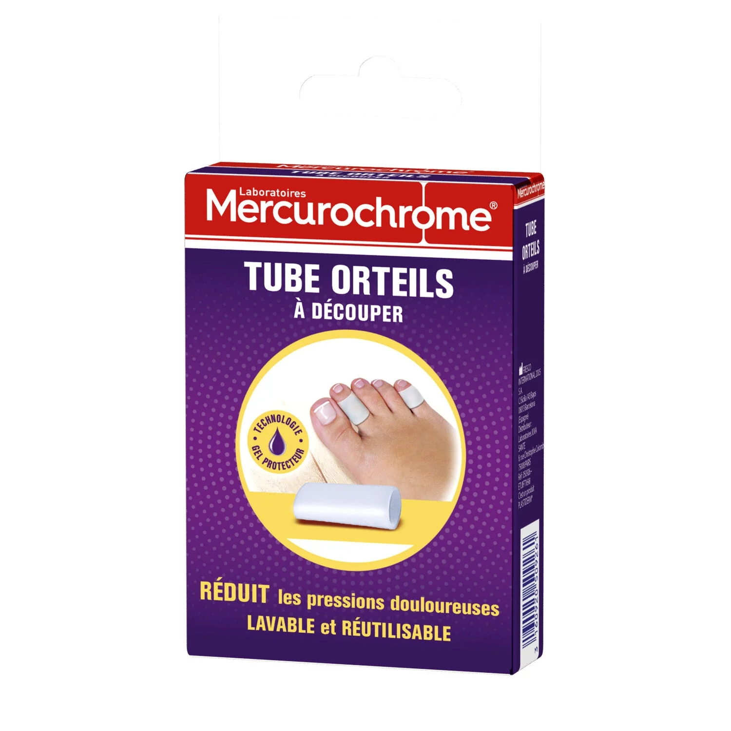 Toe Tubes For Corns X1 -mercurochrome