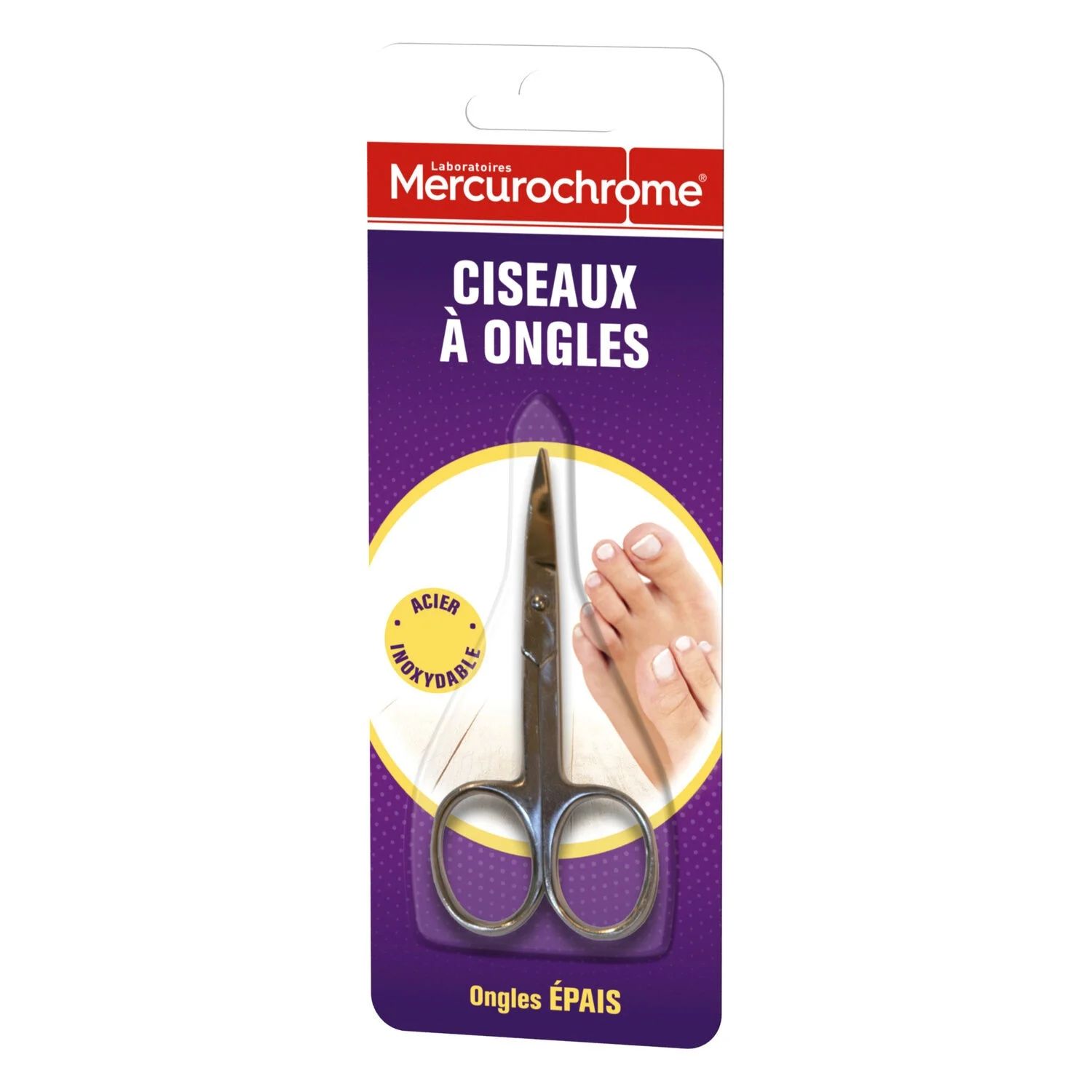 Hard and Thick Nail Scissors - Mercurochrome