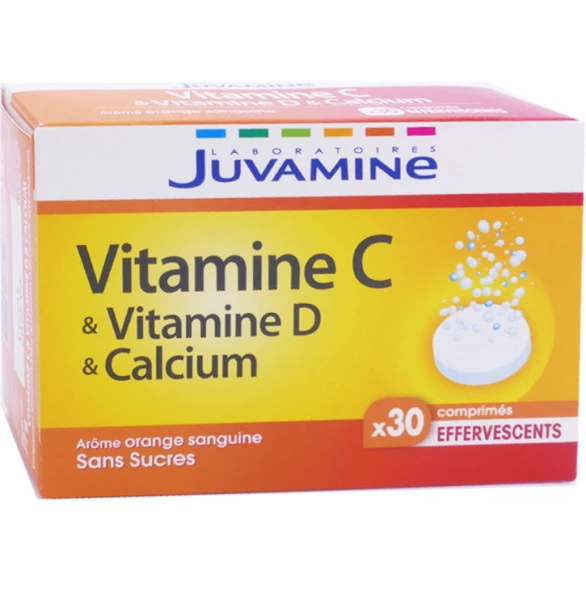 Food Supplement Vitamin C, D & Calcium X30 - Juvamine