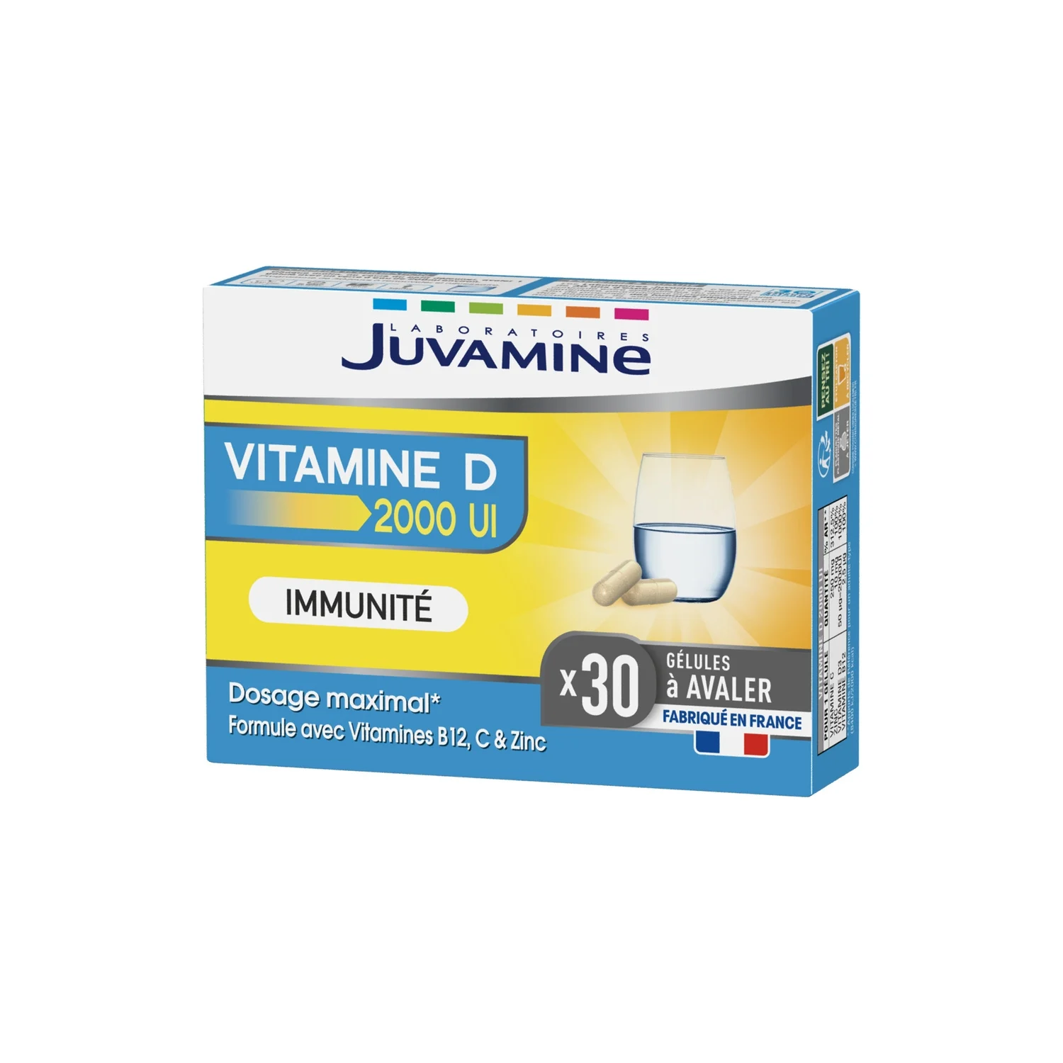 Vitamine D 2000 Ui 30 Gelules