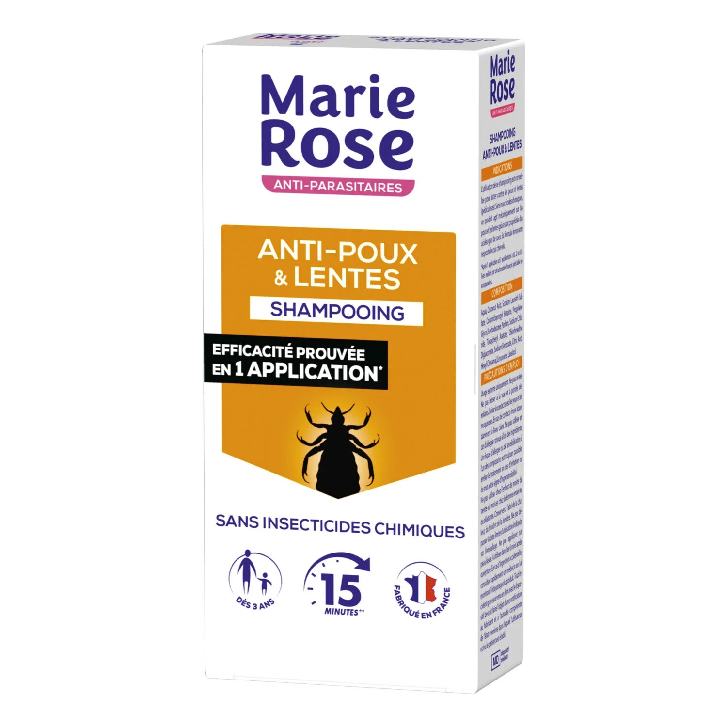 Anti-Lice & Nits Shampoo 125ml - Marie Rose