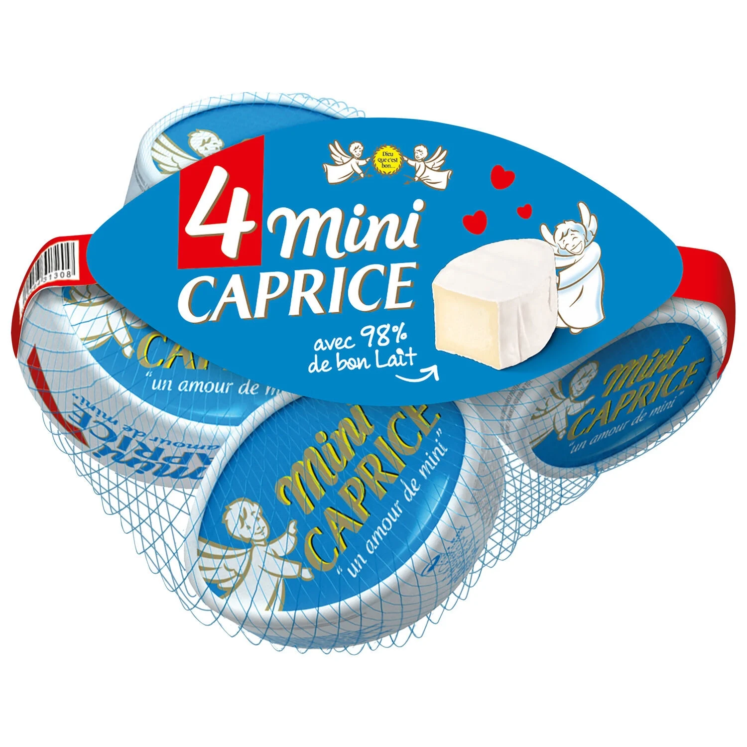 Mini soft 4x50g soft cheese cheese - Caprice Des Dieux