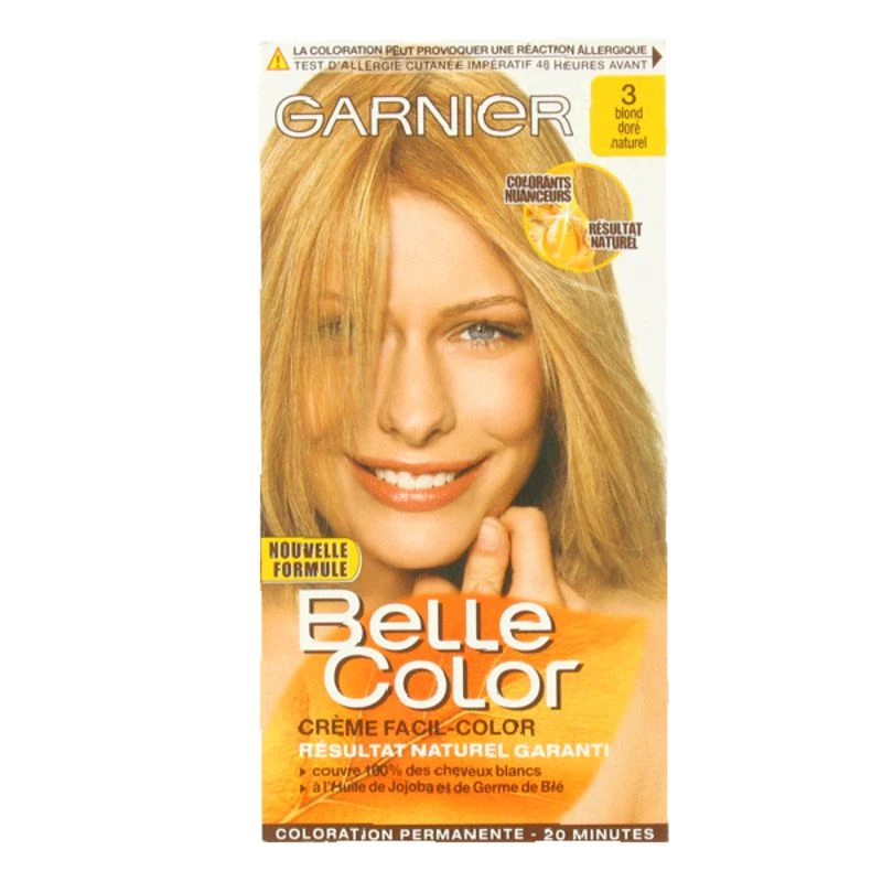 Belle Color 03 cor de cabelo Loiro - GARNIER