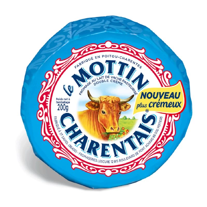 Fromage au lait de vache 200gr - LE MOTTIN CHARENTAIS