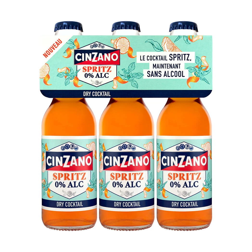 3x25cl سبريتز سينزانو Ss Alc - Cinzano