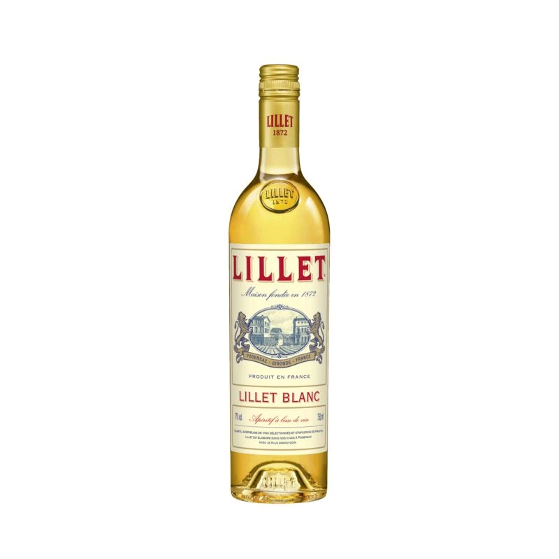 Apéritif à base de vin blanc, 17°, bouteille de 75cl, LILLET