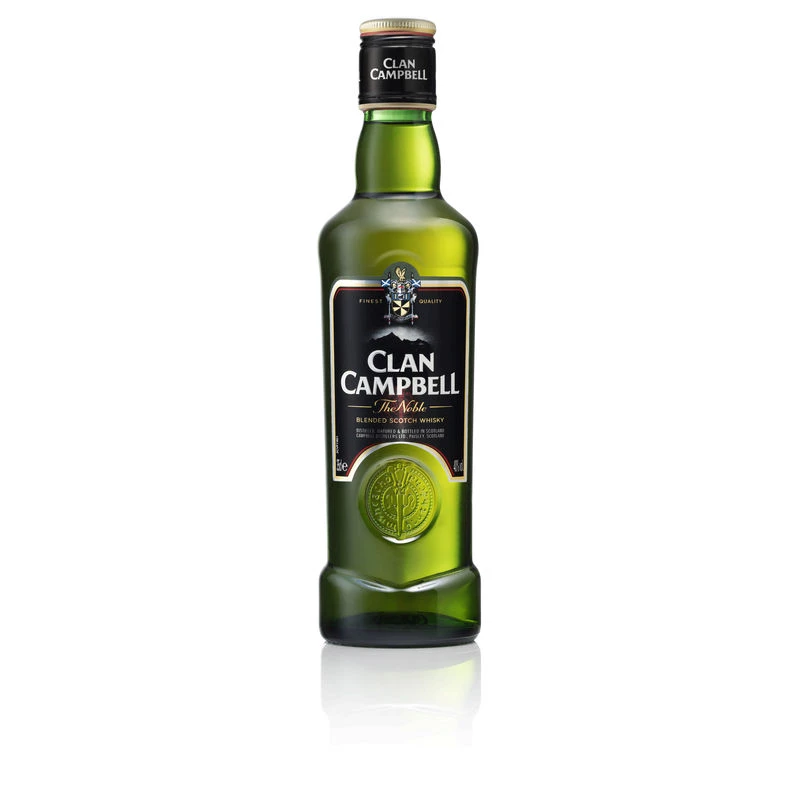 Blended Scotch Whisky The Noble, 40°, bouteille de 35cl, CLAN CAMPBELL