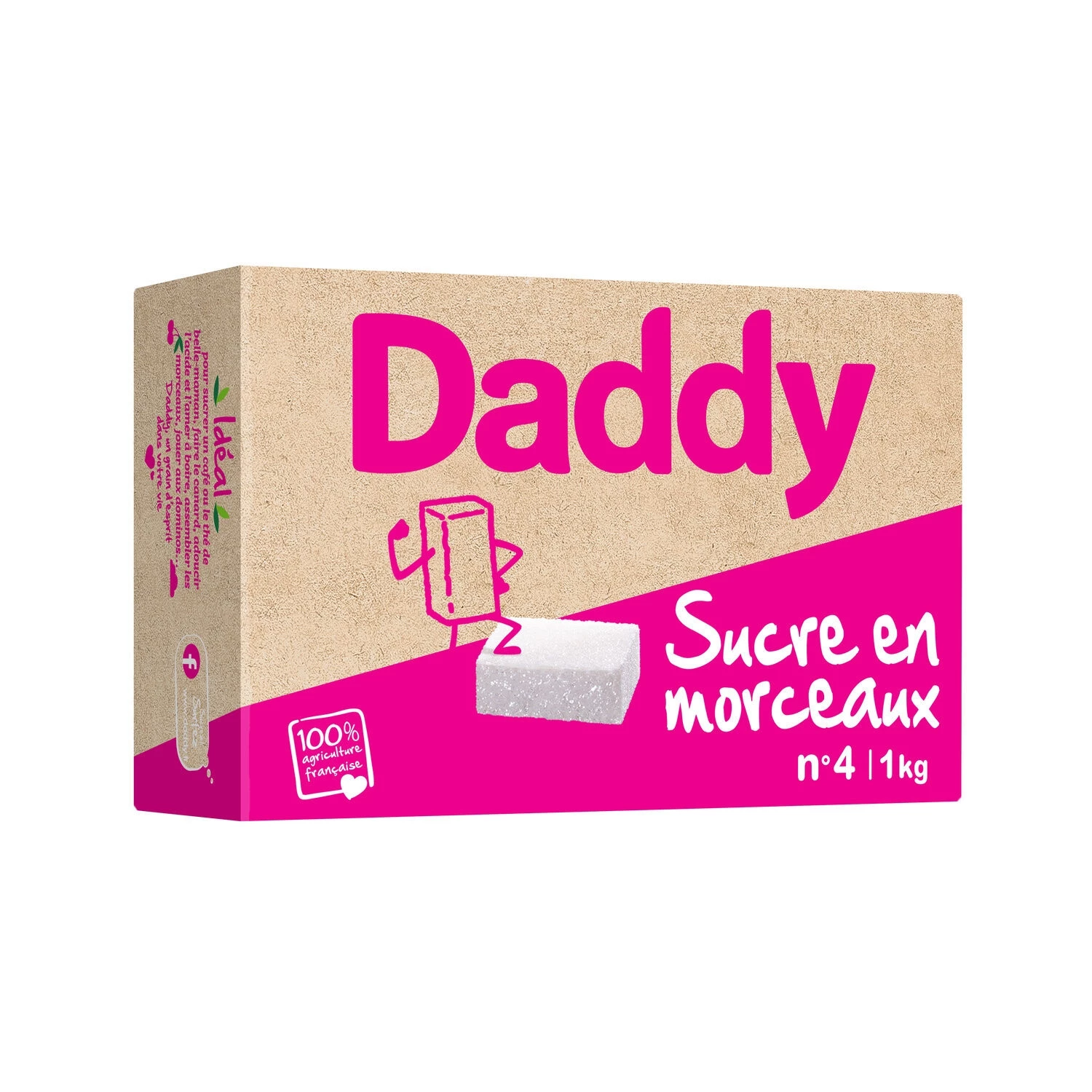 Sugar cubes n°4 1KG - DADDY
