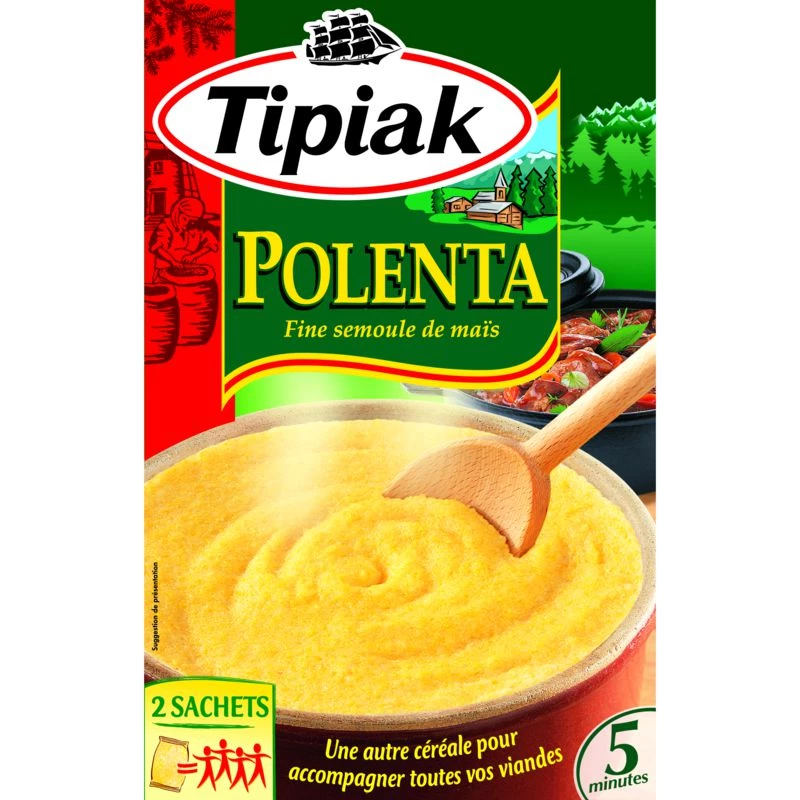 Polenta semoule de maïs 500g - TIPIAK