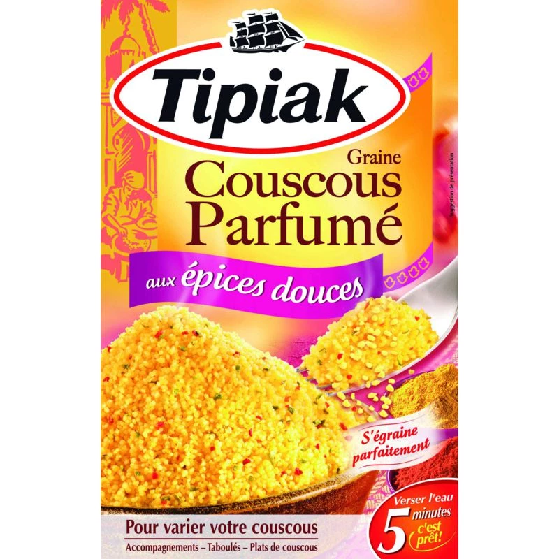 Couscous với gia vị ngọt, 500g - TIPIAK