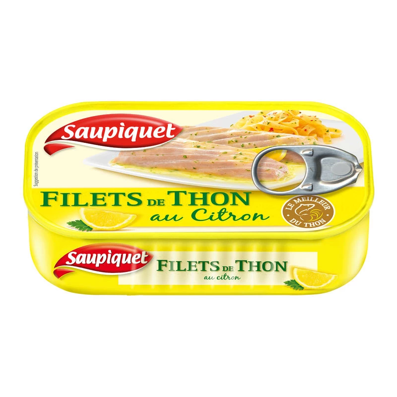Lemon Tuna Fillet, 115g - SAUPIQUET
