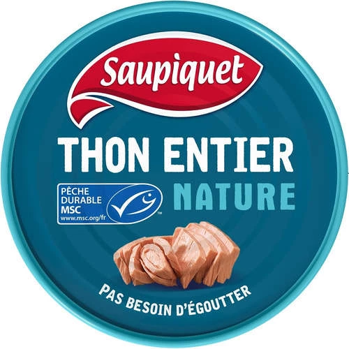 Thon Entier Nature, 112g - SAUPIQUET