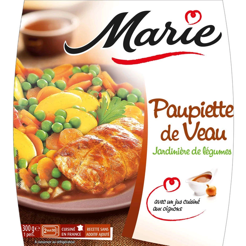 Paupiet.veau Pom/Lardon 300g