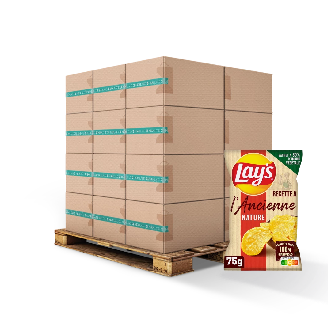 Old Fashioned Plain Chips 75g X15 - LAY'S