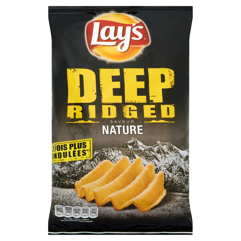 Lays Deep Ridged Salt 120g