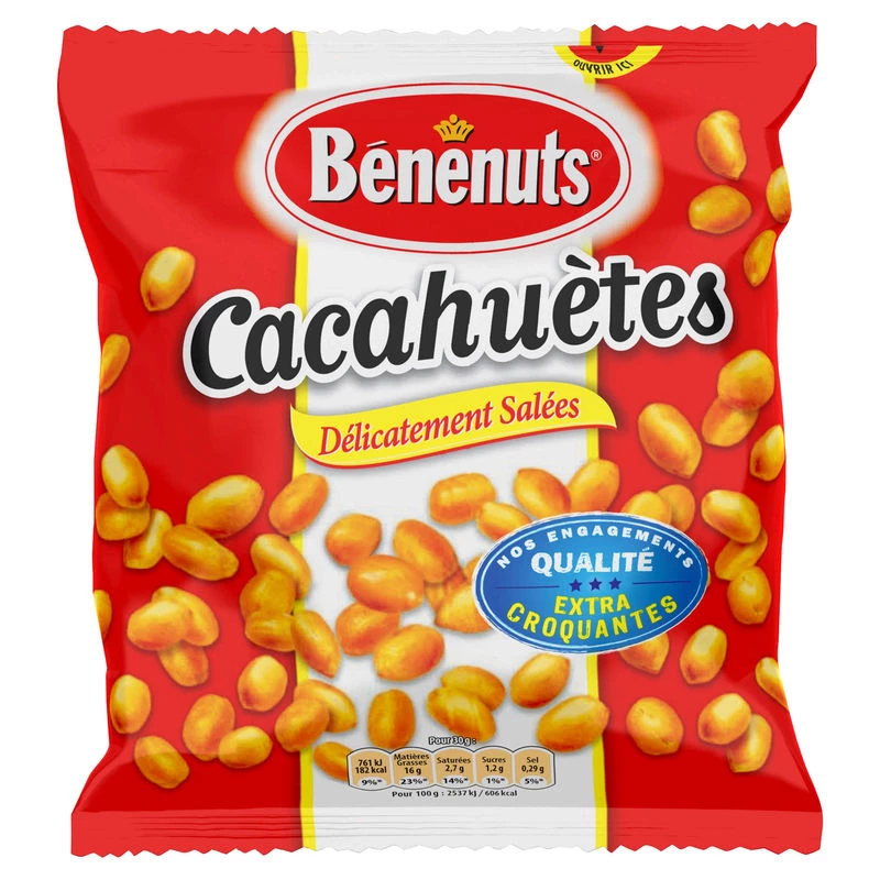 Gesalzene Erdnüsse, 410g - BENENUTS