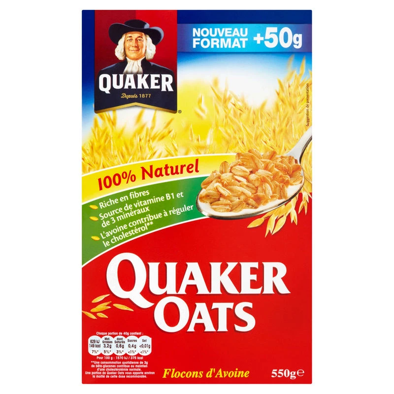 Oat Flakes 550g - QUAKER