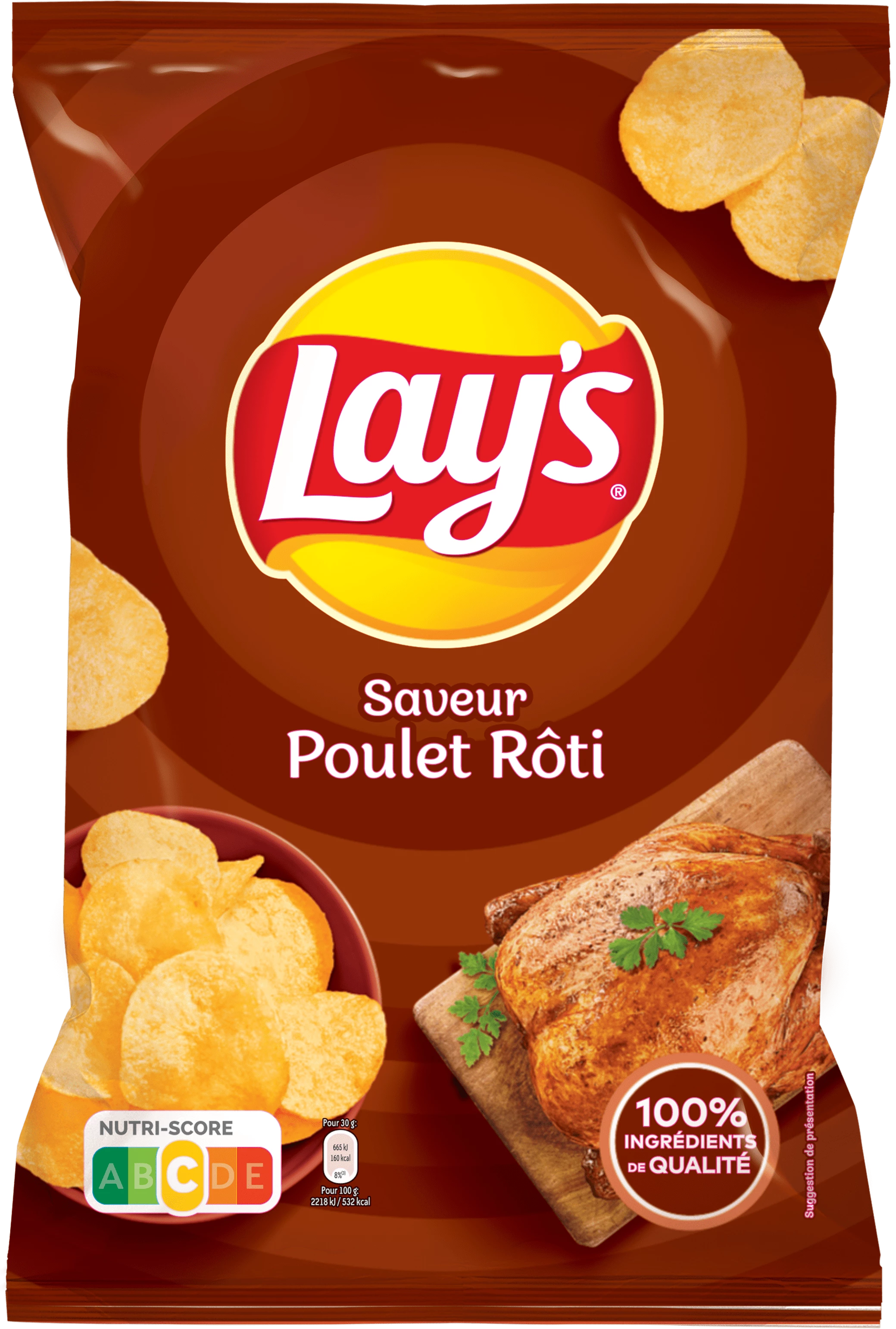 Roasted Chicken Crisps, 135g - LAY'S