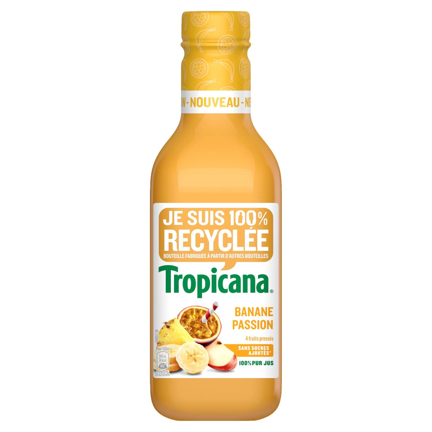 Tropicana Banane Passion Pet 9