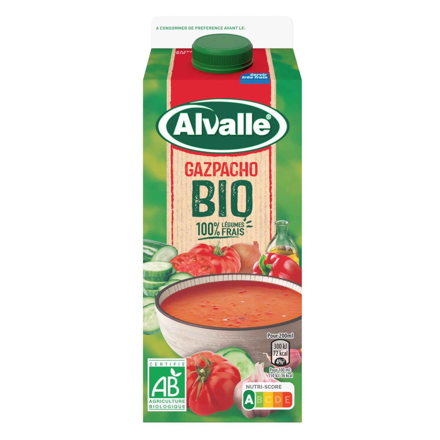 Alvalle Gazpacho Origen Bio 75