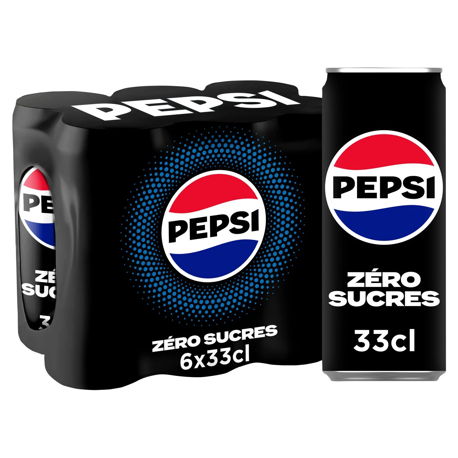 Soda at cola without sugars 6x33cl - PEPSI