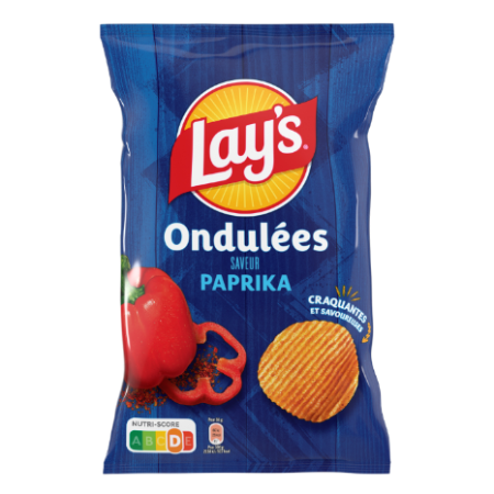 120g Chips Ondulees Paprika