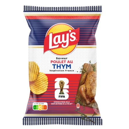 120g Lays Ondulees Poulet Thym