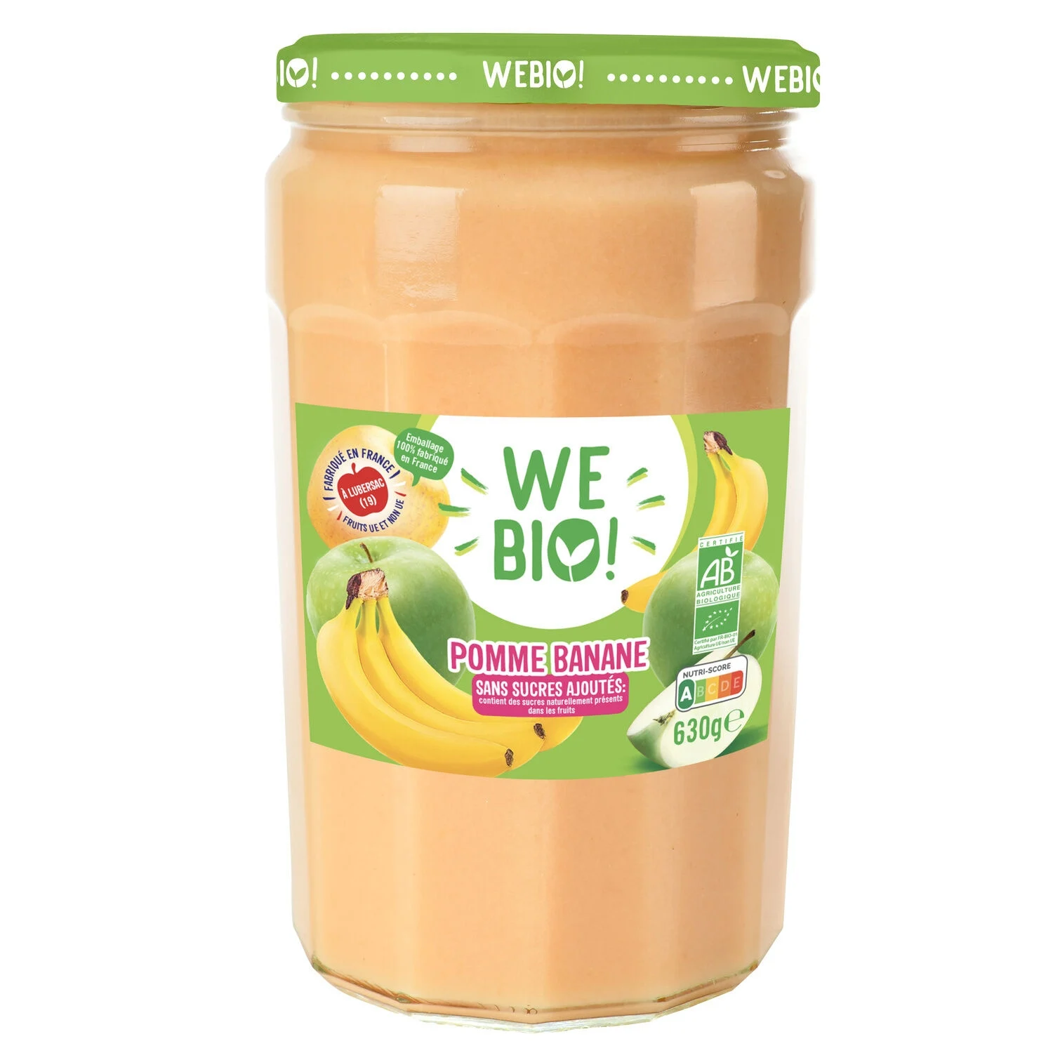 630g Cpte Pom Banane Bio Ssa