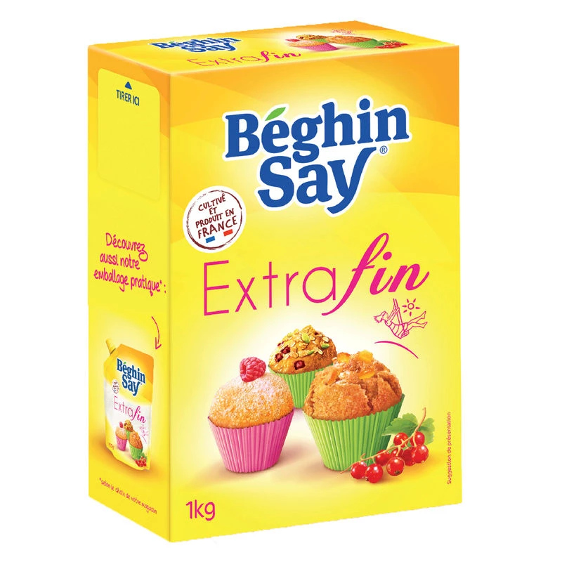 Sucre extra aleta 1kg - BEGHIN SAY