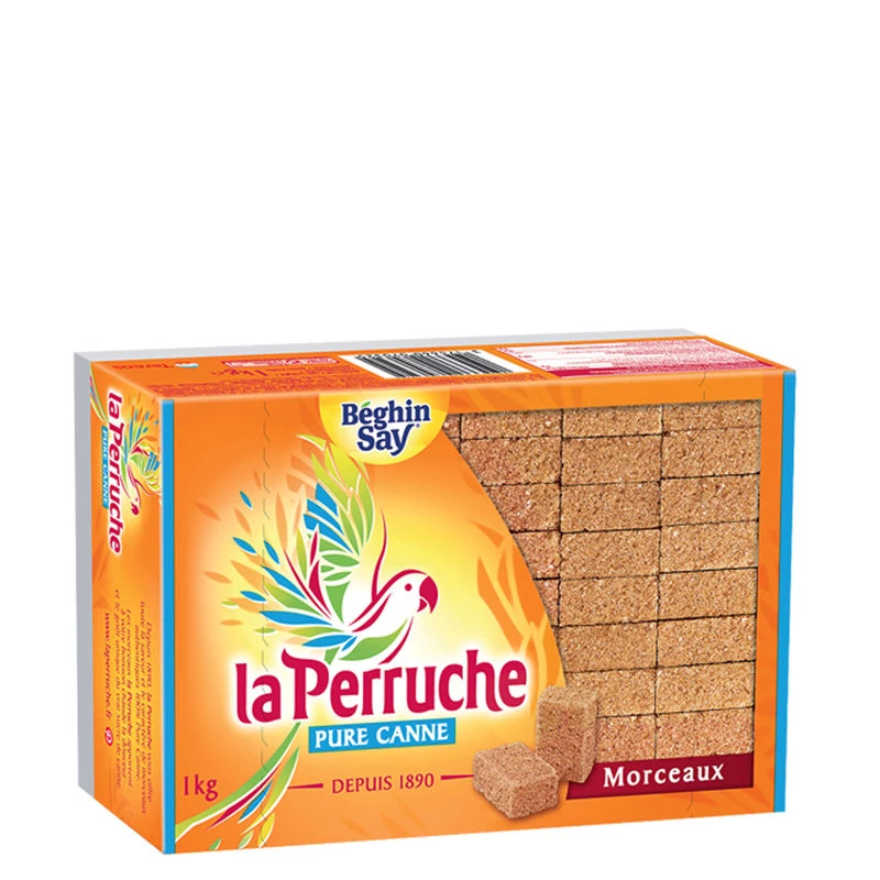 Azúcar moreno La Parruche trozos 1kg - BEGHIN SAY