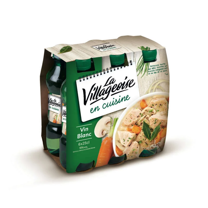 White Table Wine, 6x25 cl - LA VILLAGEOISE