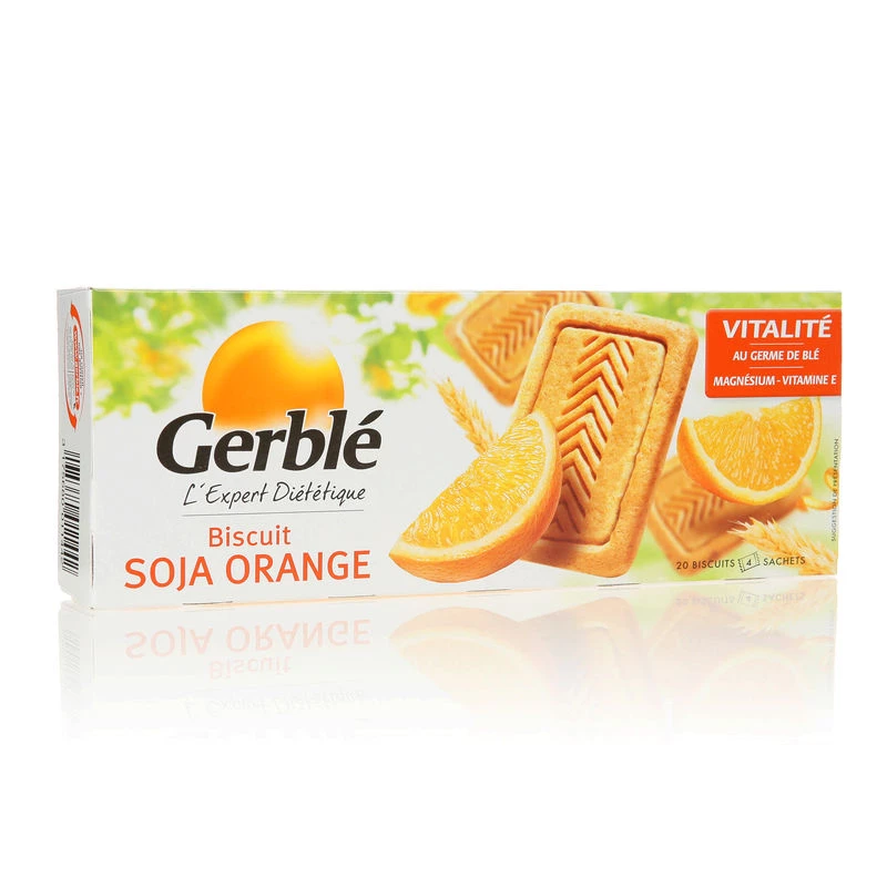 Galleta soja/naranja 280g - GERBLE