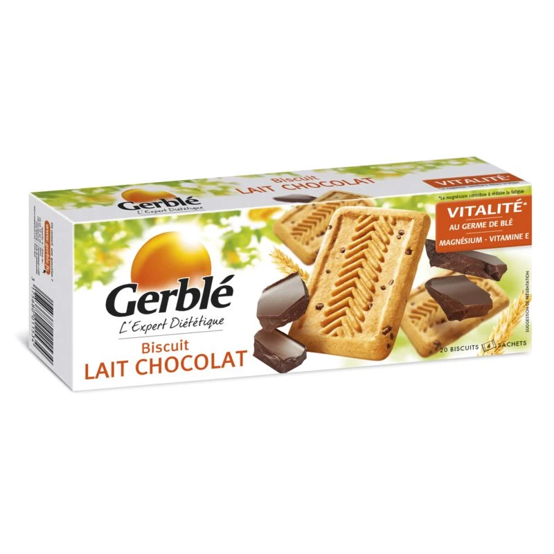 Milk chocolate biscuit 230g - GERBLE