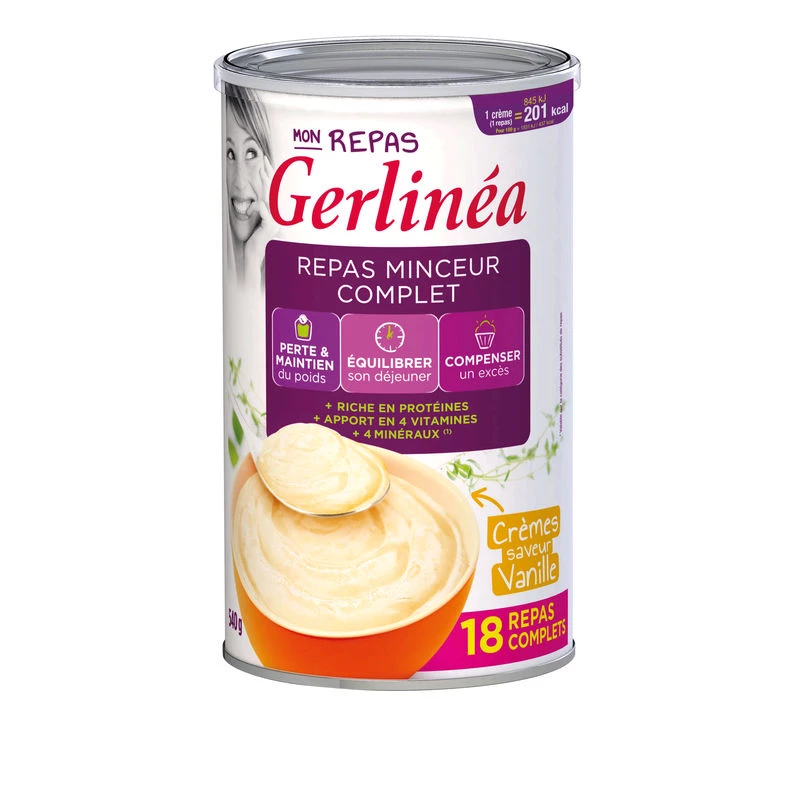 Crema de harina de vainilla 540g - GERLINEA