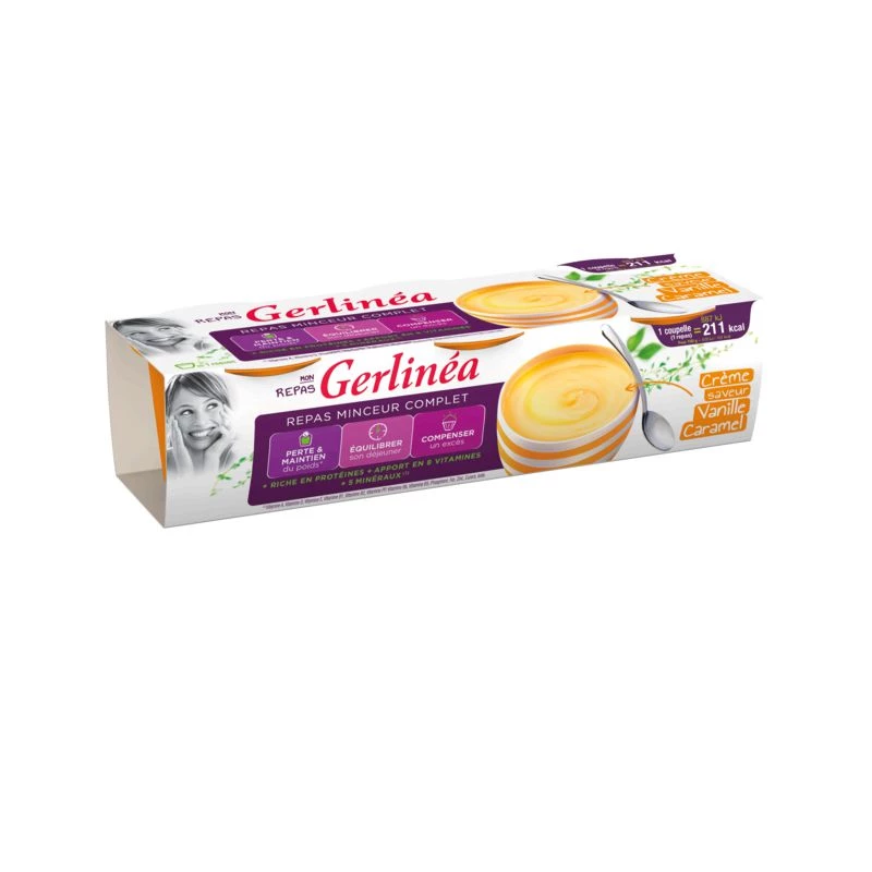 Crème met vanille/karamelsmaak 630g - GERLINEA