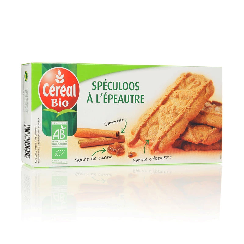 Biscotti speculoos di farro Biologici 125g - CEREAL Bio