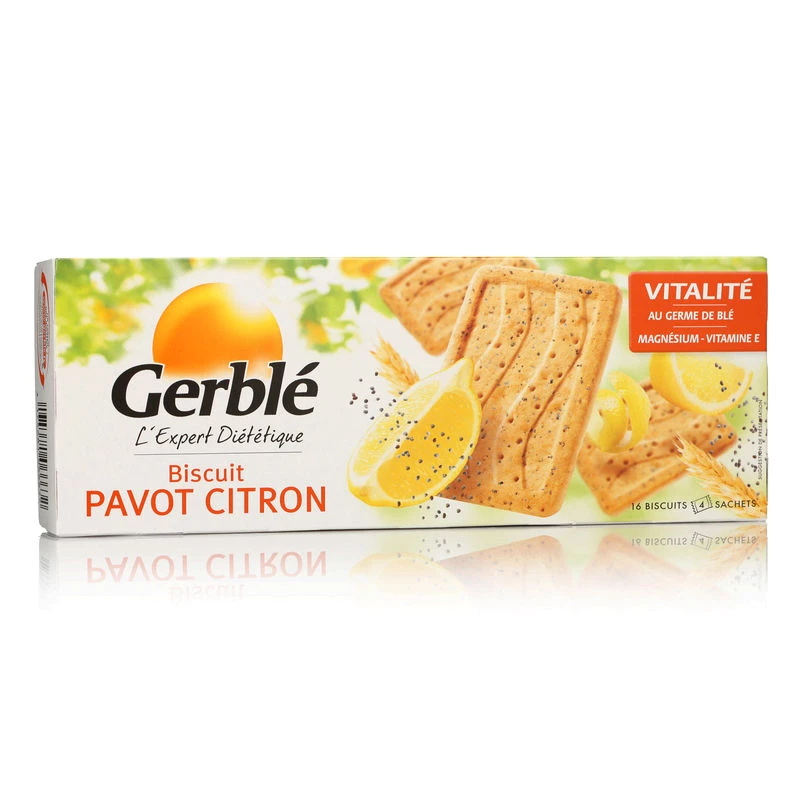 Poppy/lemon biscuit 200g - GERBLE