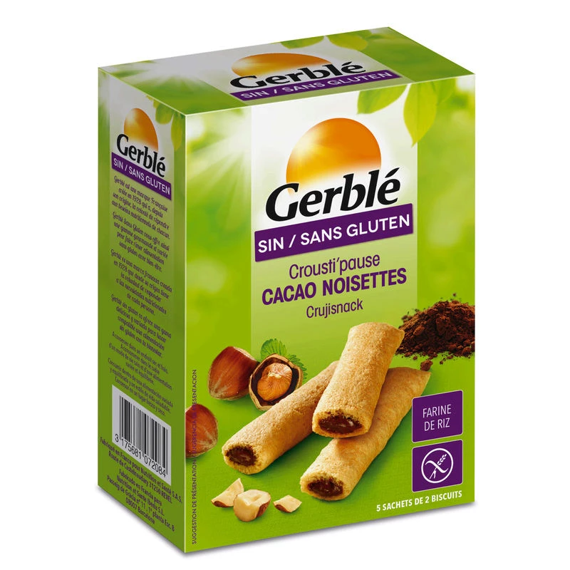 Crust cookie 'Gluten -free cocoa break 125g - Gerble